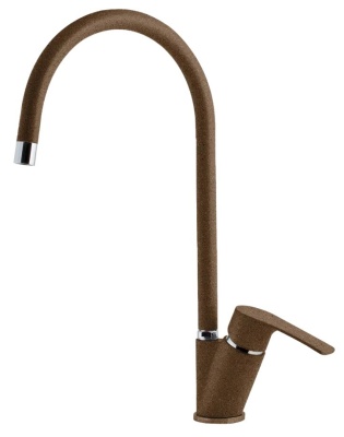 GranFest 5023, смеситель, мрамор, терракот