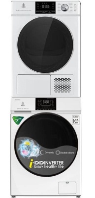 Детальное фото товара: Jacky's стирка JW S0723BTD + сушка JTD 103BHTB + соед.эл 3.0