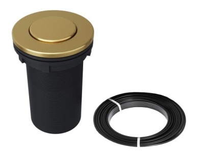 Детальное фото товара: KUCHENSTERN MüHLE пневматическая кнопка для измельчителя, золото