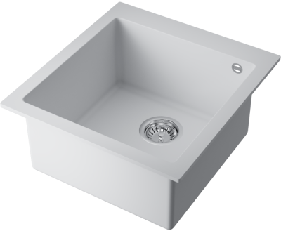 Детальное фото товара: Omoikiri Bosen 47A-WH, мойка, керамика, белый