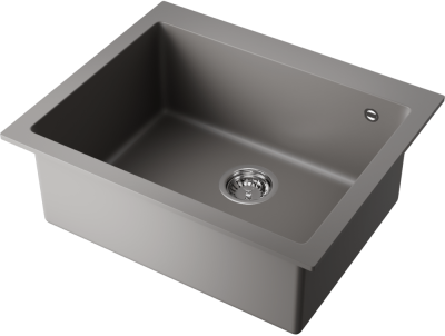 Детальное фото товара: Omoikiri Bosen 61A-GR, мойка, керамика, leningrad grey