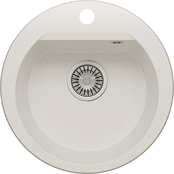 Фото товара: Polygran ATOL-460, мойка, мрамор, белый хлопок 36