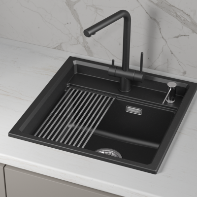 Детальное фото товара: GRANULA 5002i мойка, гранит, шварц