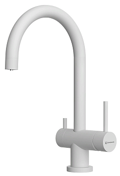 Фото товара: Omoikiri Yamada-P-WH, смеситель, гранит, белый