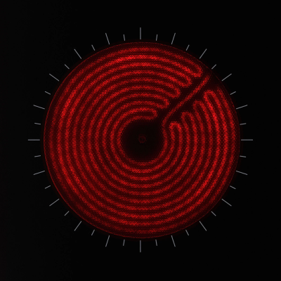 Детальное фото товара: Krona ZAUBER 60 BL TK стеклокерамическая поверхность