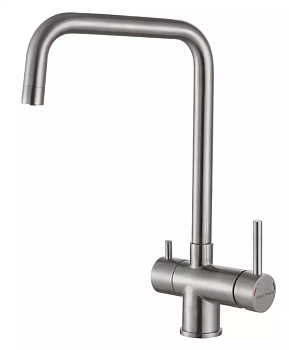 Фото товара: Paulmark WETTER, смеситель, брашированная сталь