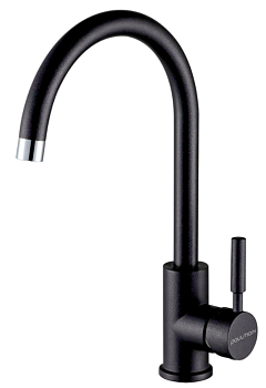 Фото товара: Paulmark HOLSTEIN, смеситель, гранит, черный металлик