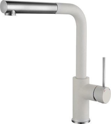Детальное фото товара: Rivelato ALBANO 1573503 brina/cromo, смеситель, гранит, иней/хром