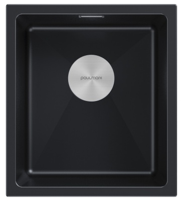 Детальное фото товара: Paulmark LUMI 41UNI, мойка, гранит, черный металлик