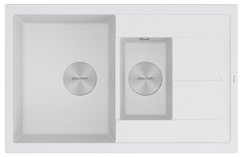 Фото товара: Paulmark FLUGEN 60/1,5, мойка, гранит, белый