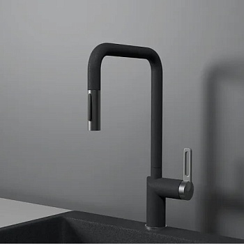 Фото товара: GRANULA 8173 смеситель, гранит, графит