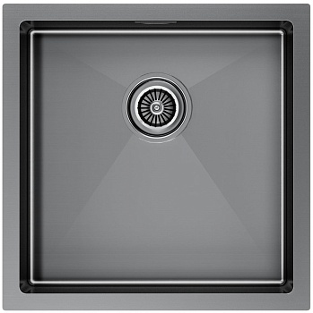 Фото товара: Paulmark GERBERG 44 UNI, мойка, нержавеющая сталь, вороненая сталь
