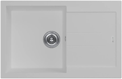 Детальное фото товара: KUCHENSTERN PLAT 50, мойка, гранит, белый