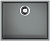 Фото товара: Omoikiri Bosen 54-U-GR, мойка, гранит, leningrad grey