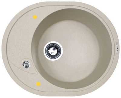 Детальное фото товара: Zigmund & Shtain KREIS OV 575, мойка, осенняя трава  