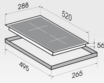 Детальное фото товара: Zigmund & Shtain CI 22.3 B индукционная поверхность