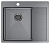 Фото товара: Paulmark KRONER 59F, мойка, нержавеющая сталь, вороненая сталь, левая