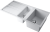 Omoikiri Kitagawa 100-2-WH, мойка, керамика, белый Детальное фото товара: Omoikiri Kitagawa 100-2-WH, мойка, керамика, белый