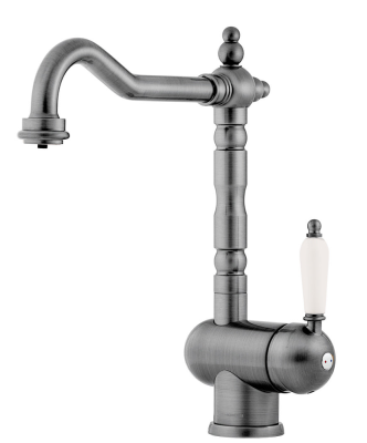 Omoikiri Kyoto 2 Plus-SI, смеситель, античное серебро 