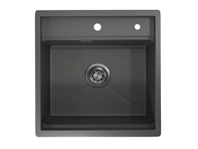 Детальное фото товара: GRANULA 5051 мойка, нержавеющая сталь, графит матовый