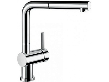 Фото товара: Blanco Linus-S, смеситель, хром, рычаг справа