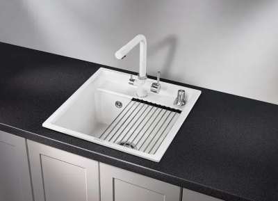 GRANULA 5002 мойка, гранит, арктик (белый) Детальное фото товара: GRANULA 5002 мойка, гранит, арктик (белый)