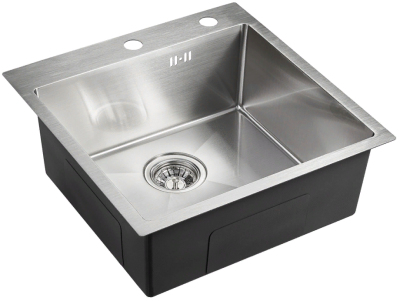 Детальное фото товара: Emar EMB-117A PVD Nano Satine, мойка, нержавеющая сталь сатин