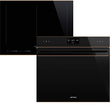 Фото товара: Smeg SIM6644R + SOP6602TNR