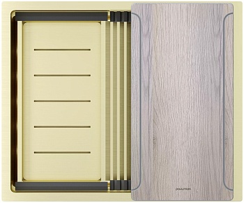 Фото товара: Paulmark NEXT-MULTI SINK 54 UNI, мойка, нержавеющая сталь, светлое золото