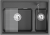 GRANULA 7302i мойка, гранит, шварц Детальное фото товара: GRANULA 7302i мойка, гранит, шварц