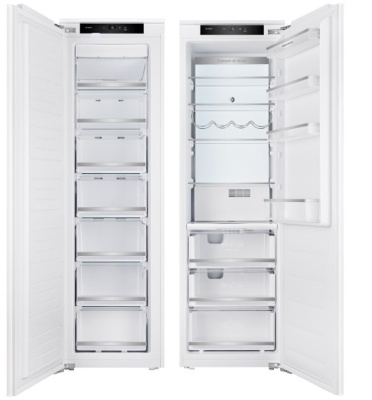 Zigmund & Shtain холодильник BR 06 X + морозильник BR 05 X