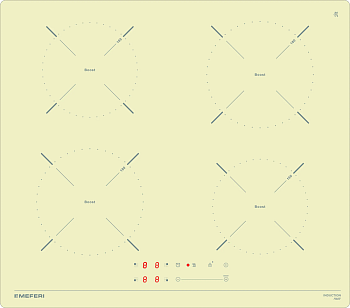 Фото товара: MEFERI MIH604BG POWER индукционная поверхность