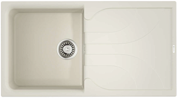 Фото товара: Omoikiri Yasugata-100-WH, мойка, гранит, белый