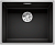 Фото товара: Blanco Subline 500-IF SteelFrame, мойка, гранит, черный