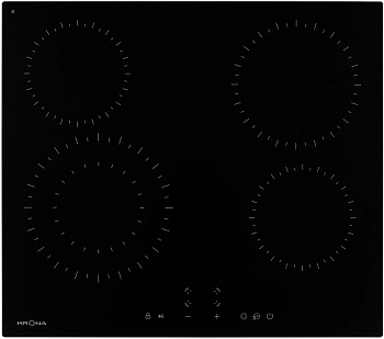 Фото товара: Krona ZAUBER 60 BL 1DZTK стеклокерамическая поверхность
