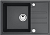 Фото товара: ALVEUS INTERMEZZO 40 G91 CARBON, мойка, гранит, черный (в комплекте с сифоном 1117292)
