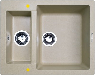 Детальное фото товара: Zigmund & Shtain RECHTECK 600.2, мойка, речной песок