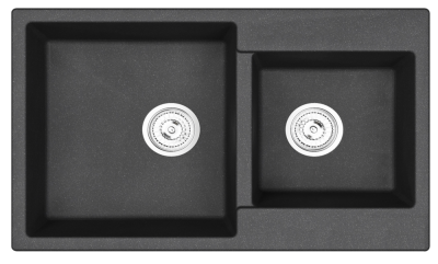 Детальное фото товара: Emar EMQ-2800.Q, мойка, гранит, оникс