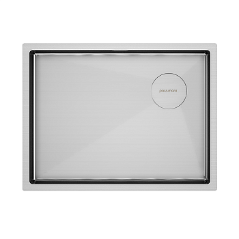 Фото товара: Paulmark NEXT-SKEW 58 UNI, мойка, брашированная нержавеющая сталь