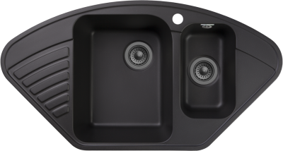 GranFest QUARZ GF-Z14, мойка, гранит, черный