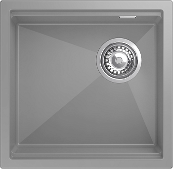Фото товара: Rivelato LINO LN-454-R grigio metallizz мойка, гранит, серый металлик