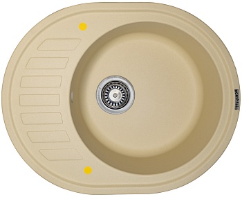 Фото товара: Ecoshtein KREIS OV 620, мойка, гранит, шампань