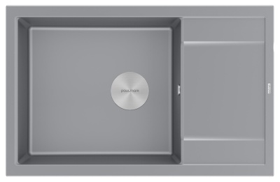Детальное фото товара: Paulmark FLUGEN 60, мойка, гранит, серый металлик