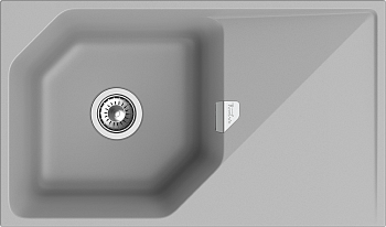 Фото товара: Rivelato LOCUS LS-85 grigio metallizzato, мойка, гранит, серый металлик