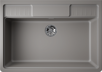 Фото товара: Omoikiri Kinokawa 90-GR, мойка, керамика, leningrad grey