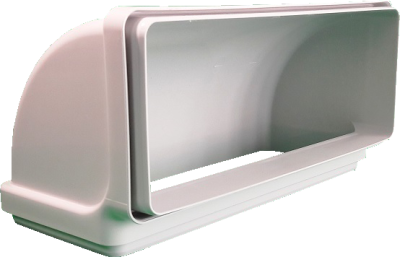 Фото товара: Faber воздуховод вертикальный угловой CRV90 (220х90 мм)