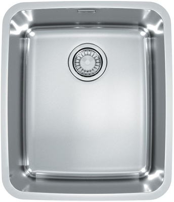 ALVEUS LUNO 40 SAT, мойка, нержавеющая сталь (без выпуска и сифона в комплекте)
