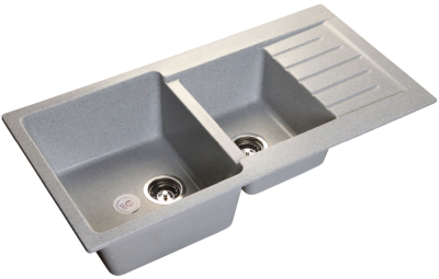 GranFest PRACTIK GF-P-980 KL, мойка, мрамор, серый