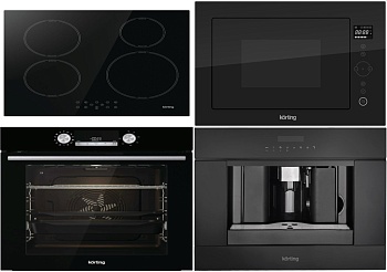 Фото товара: KORTING HI 64044 B + OKB 8481 ESN PYRO + KMI 825 TGN + KCM 9200 BG