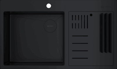Omoikiri Akisame 86-2 Side-GB, мойка, нержавеющая сталь/графит Omoikiri Akisame 86-2 Side-GB, мойка, нержавеющая сталь/графит